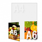 Zaproszenie A6 sk�adane wz.1, kolor dwustronnie