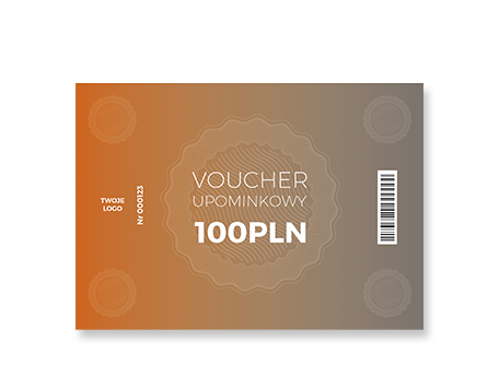 Voucher Podarunkowy A6, kolor, wzór 4