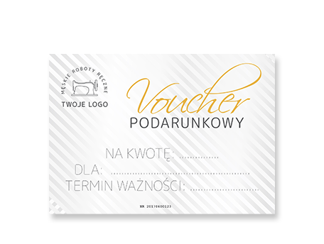 Voucher Podarunkowy A5, kolor, wzór 4