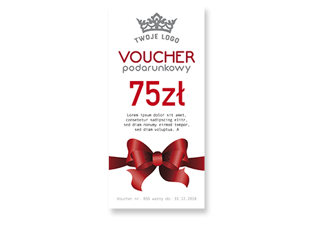 Voucher Podarunkowy DL, kolor, wzór 15