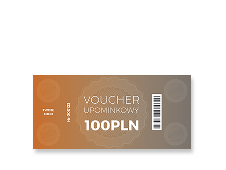 Voucher Podarunkowy DL, kolor, wzór 3