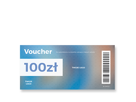 Voucher Podarunkowy DL, kolor, wzór 4