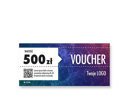 Voucher Podarunkowy DL, kolor, wzór 8