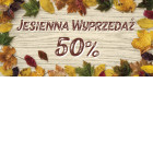 Naklejka JESIENNA WYPRZEDAŻ 50x25 cm - Drukarnia Internetowa D-PRINT.PL - druk cyfrowy Warszawa Naklejka JESIENNA WYPRZEDAŻ 50x25 cm