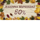 Naklejka JESIENNA WYPRZEDAŻ 75x37,5 cm - Drukarnia Internetowa D-PRINT.PL - druk cyfrowy Warszawa Naklejka JESIENNA WYPRZEDAŻ 75x37,5 cm