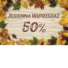 Naklejka JESIENNA WYPRZEDAŻ 75x50 cm - Drukarnia Internetowa D-PRINT.PL - druk cyfrowy Warszawa Naklejka JESIENNA WYPRZEDAŻ 75x50 cm