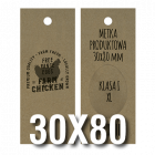 Metka produktowa ECO KRAFT 30x80