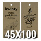 Metka produktowa ECO KRAFT 45x100