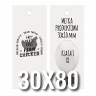 Metka produktowa EKO 30x80 - Drukarnia Internetowa D-PRINT.PL - druk cyfrowy Warszawa Metka produktowa EKO 30x80