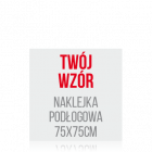 Naklejka podłogowa 75x75 cm - Drukarnia Internetowa D-PRINT.PL - druk cyfrowy Warszawa Naklejka podłogowa 75x75 cm