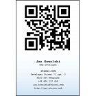 Wizytówka pionowa z QR kodem - 55x85 mm (v.1.url) - Drukarnia Internetowa D-PRINT.PL - druk cyfrowy Warszawa Wizytówka pionowa z QR kodem - 55x85 mm (v.1.url)