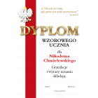 Dyplom Wzorowego ucznia wz.1